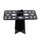 26holes Makeup Brush Drying Rack Brush Holder Cosmetics Makeup Tools Black