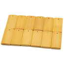 Blank Bamboo Gift Tag Pack Of 50 4.5 x 2 cm Bamboo Name Tag Hanging Labels CT2U5