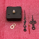Wall Clock Quartz Movement Mechanism Repair Set DIY Hands Kit Black Parts-Tool