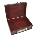 Treasure Box 9.0inch Retro Stamps Small Trunk Box for Jewelry Storage,Treas