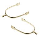 1 Pair Zinc Alloy Horse Spurs Equestrian Horse Riding Spurs for Men Golden