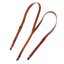 Light Coffee Suspender for Women Pants Trouser Adjustable Shirt Braces Men