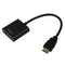 Fasdga 1080P HDMI to VGA With Audio Converter Adapter USB Power Video Cable G4J9