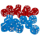 20pcs Acrylic Spot D6 Six Sided Game Dice D&D TRPG Board Game Toys Supplies