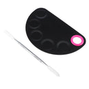 Pro Makeup/Nail Art Pigment Mixing Color Foundation Palette With Spatula Kit