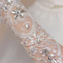 Bride White Gloves Beads Embroidery Beaded Short Wedding Dress Bridal Gloves MO