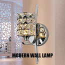 Modern Crystal Wall Lamp Sconce E27 Bed Room Stairs Aisle Chandelier Wall L