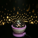 Rotation Star Sky Kid Luminous Light Lamp Night Projector Romantic Decorati