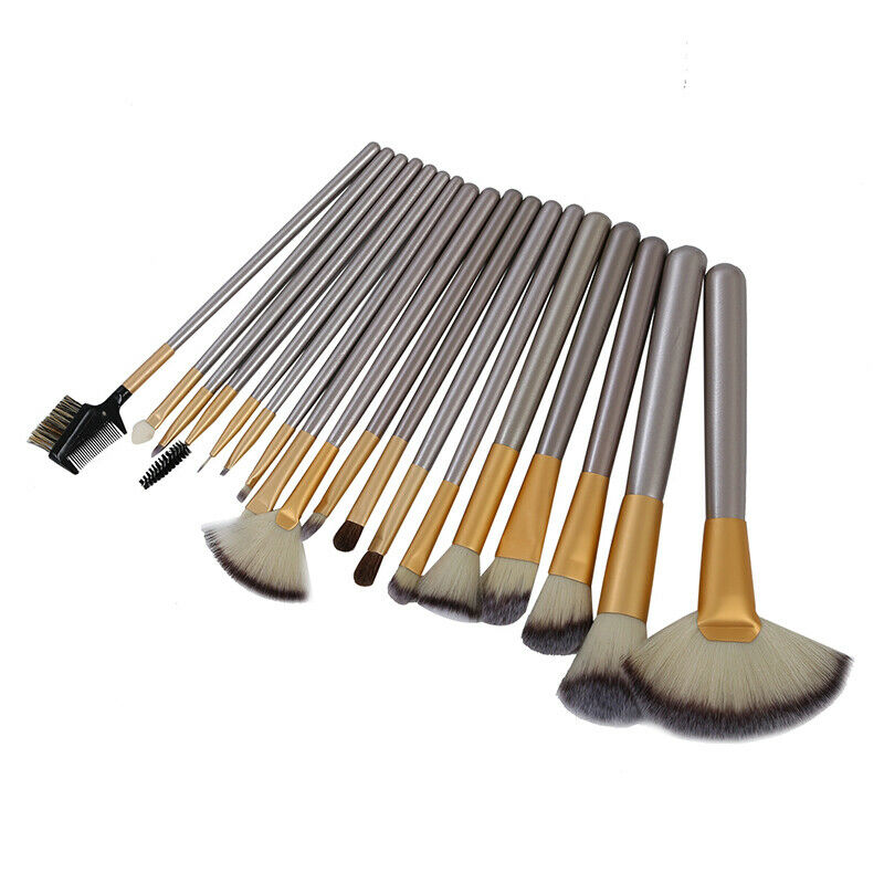 18 pcs Professional Makeup Brush Brush Set Foundation Eyeshadow Beige O3N3