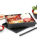 5 Slots Japanese Style Bento Lunch Box Sushi Storage Box Food Dinner Con HTA