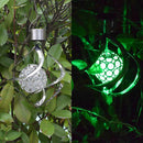 Solar LED Wind Spinner Color Changing Lamp Outdoor Hanging Wind Chime Light