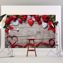 Rose Love Heart Photography Background Wedding Backdrop for Valentines Day