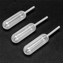 100pcs 4ml Plastic Squeeze Transfer Pipettes Dropper Disposable Pipettes Fo