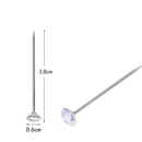 150pcs Rhinestone Diamond Head Sewing Fixing Needles Pins Jewelry Making