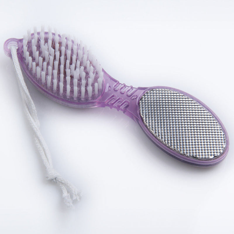 4 IN 1 Foot Care Callus Brush Pumice Scrubber Pedicure Feet Exfoliate Remover