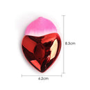 Mixdair 1Pcs Heart-Shaped Makeup Brush Portable Face Foundation Blusher Bru