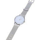 Mens Black Dress Watch Movement Quartz Analog Business Wristwatch 24cm (Sil
