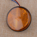 Car Motorcycle Trailer Amber Round Rear Tail Brake Stop Marker Light