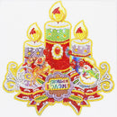 5D DIY Special Shaped Diamond Painting Christmas Candle Cross Stitch Kits