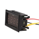 4 Digit 0.4inch LED Digital Electronic Clock for Car Motorcycle Motor (Blue