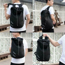 Men Boy Student School Drawstring Gym Backpack Sport Gym Sack Travel Daypack