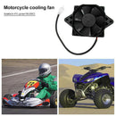 12V Electric Engine Cooling Fan Radiator Motorcycle ATV Go Kart Quad 150-250cc~