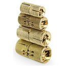 4 PCS 10 mm Copper Barrel Hinges Cylindrical Hidden Cabinet Concealed Invis B7V2