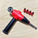 1/4 inch Magnetic Angle Bit Driver Adapter Screwdriver Adjustable Thumb Fla V6R5