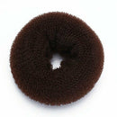 Foam Sponge Magic Donut Bun Former Maker Ring Hair Styling Tool Brown Chic E3V8
