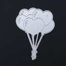 Love Heart Balloon Metal Scrapbook Craft Embroidery Cutting Die Stencils