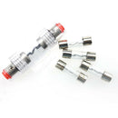 4 Pieces Car Audio Part Electronics 60A AGU Fuses with 4/8 Gauge Fuse Holder
