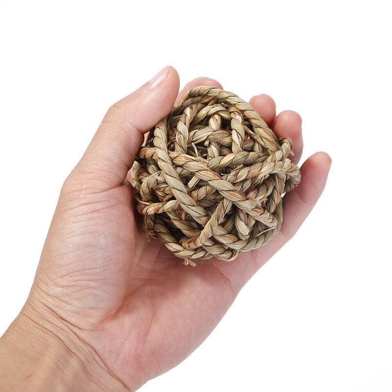 Pet Supplies Small Animal Chew Braid Grass Ball Toys for Rabbits Hamster