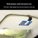 DM-107 Car Sun Visor Sunglasses Holder Ticket Card Fastener Clip (Grey) A