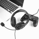 USB Computer Headset with Boom Mic Over Ear Headphones for Laptop Desktop A
