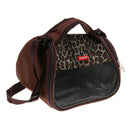 Pet Small Animal Carrier Travel Tote Bag Hamster Rat Coffee A