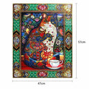 Colorful Cat Special Shaped Diamond Painting DIY Diamond Picture U7T4