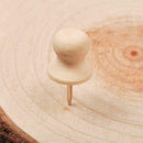 100Pcs/set Practical Wooden Push Pins Map Tacks Round Head Tacks Office Sup U6D8