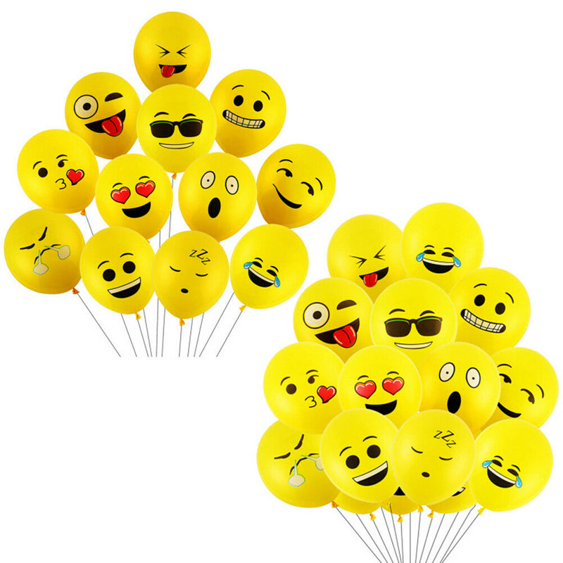 10x 12inch   balloons expression yellow latex balloons for party wedding   ZBX