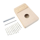 10 Key Thumb Piano DIY Kit Basswood Body Kalimba African Musical Instrument