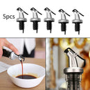 5X Wine Bottle Pourer Nozzle Wine Stoppers Olive Oil Cork Dispenser Mouth Spout