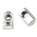25 Pack 2020 Series M5 T Slot Nuts Roll-In Spring Ball Loaded Elastic Nuts  C3X1