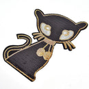 sequins patch sexy pussy cat applique embroidery Iron on patch clothes sticke3cZ