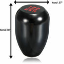New 5 Speed Shift Knob Universal Stick Shifter Lever Manual Aluminum Gear Black