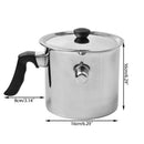 Beekeeping Tools Stainless Steel Honey Pot Wax Pot Waterproof Stew Durable  K2L5