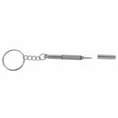5X(3in1 Mini Alloy Screwdriver Key Ring Watch Glasses Repair Tool H9M2)