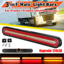 24V 126LED Truck Trailer Flowing Brake Turn Signal Rear Tail Lights Side Mar Hn