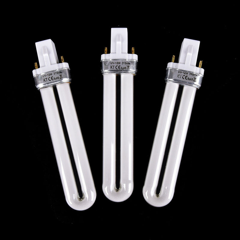 12W UV Nail Art Lamp Tube Light Bulbs Gel Dryer Replacement Curing Make Up Gw