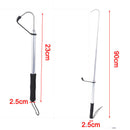 90cm Telescopic Fishing Gaff Ocean Boating Grip Holder Spear Hooks ContrME