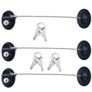 3 Pieces Refrigerator Door Lock Strong Adhesive Freezer Door Lock File Draw O3Q9