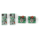 2x 433Mhz Wireless RF Transmitter Module+ Receiver Alarm Regeneration Arduino Gw